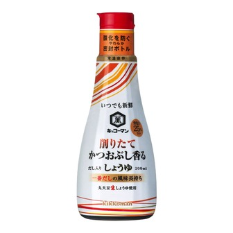 Kikkoman fresh raw dashi soysauce 200ml(6.76fl oz)